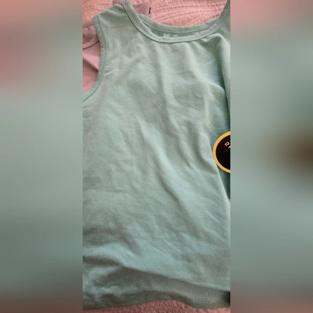 💚💥3/$15💥- Athletic Works Girls Muscle Tank Top, 2-Pack - Picture 5 of 8